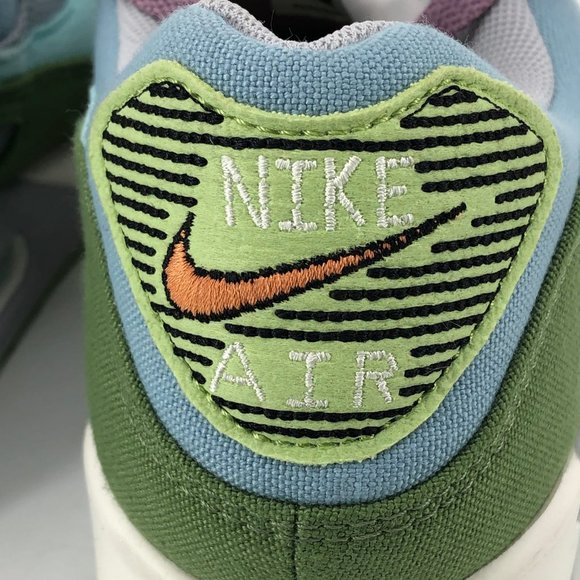 Nike Blue & Green Synthetic Athletic Sneakers | Impeccable Style main image 2